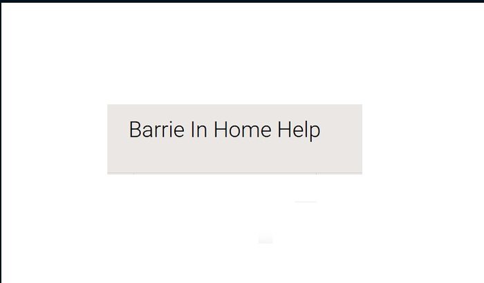 Barrie In Home Help