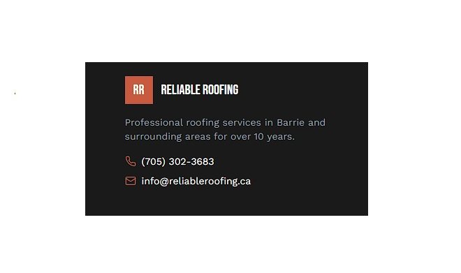 Barrie Reliable Roofing