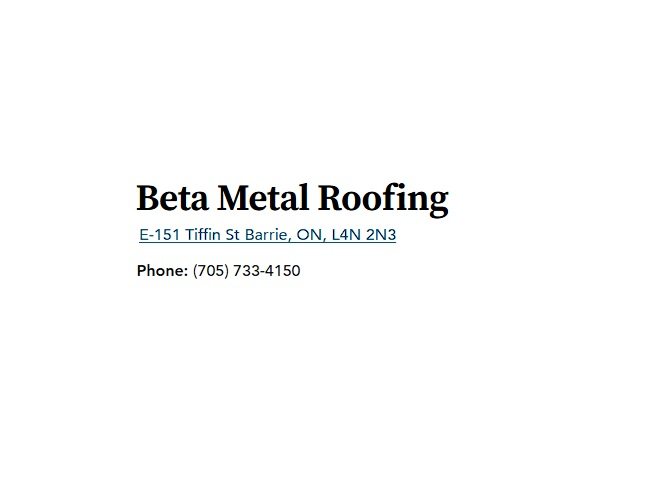 Beta Metal Roofing Inc