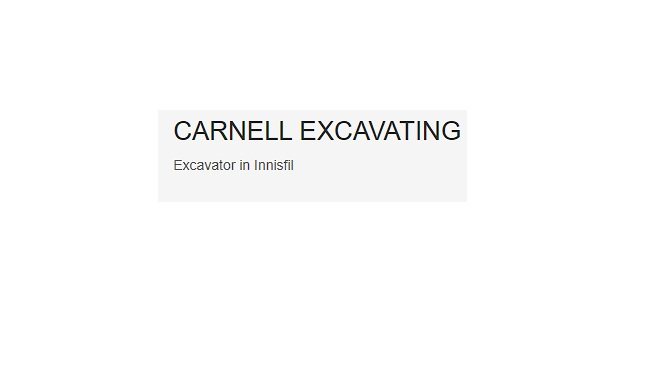 Carnell Excavating