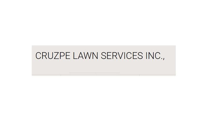 CRUZPE LAWN SERVICES INC.