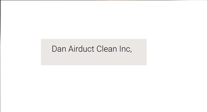 Dan Airduct Clean Inc