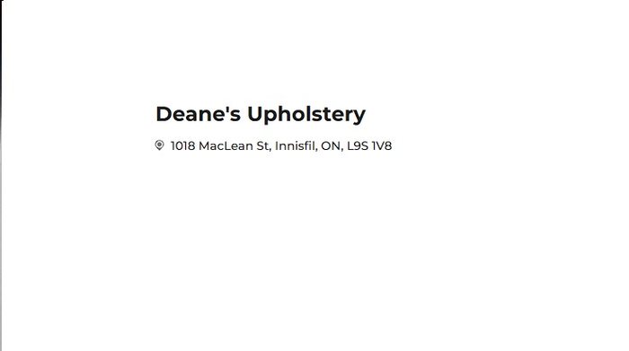 Deane’s Upholstery