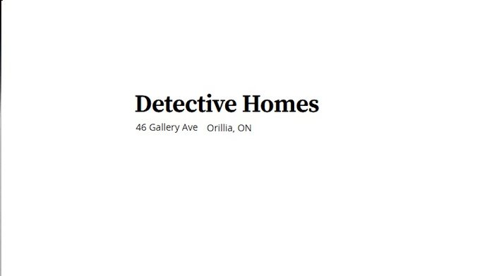 Detective Homes