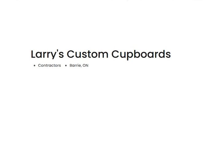 Larry’s Custom Cupboards
