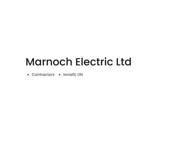 Marnoch Electric Ltd