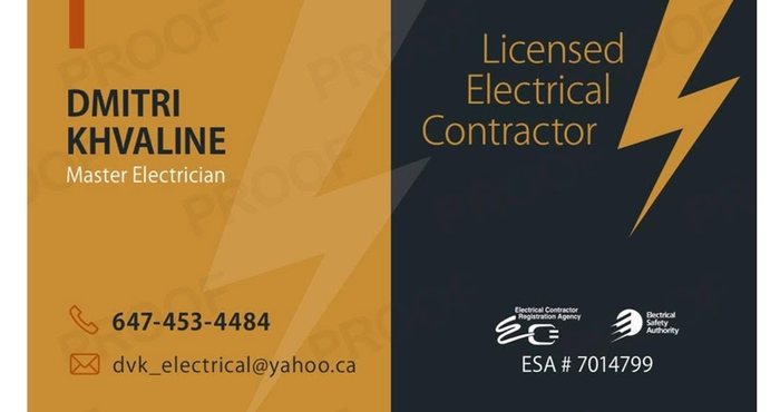 Master Electrician- Dmitri Khvaline