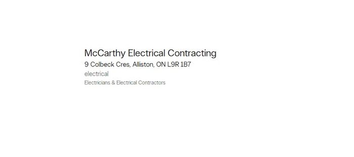 McCarthy Electrical Contracting