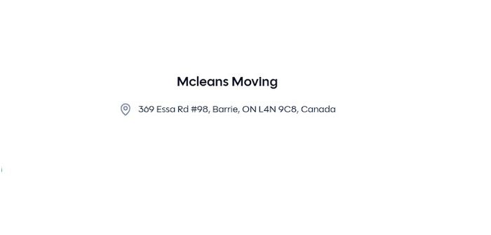 Mcleans Moving
