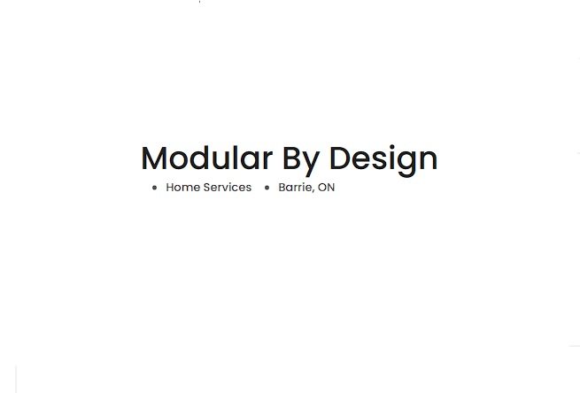 Modular By Design