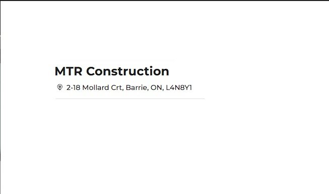 MTR Const