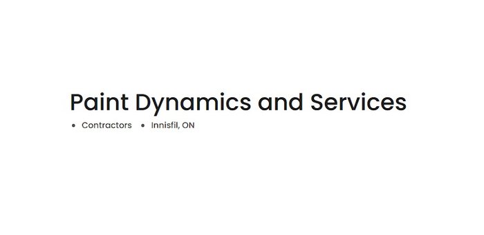 Paint Dynamics and Services