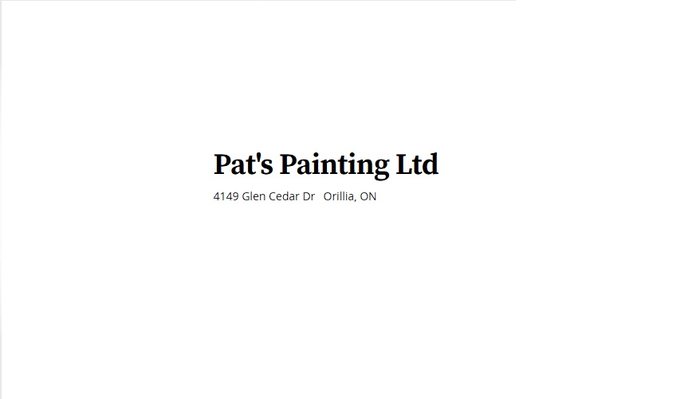 Pat’s Painting Ltd
