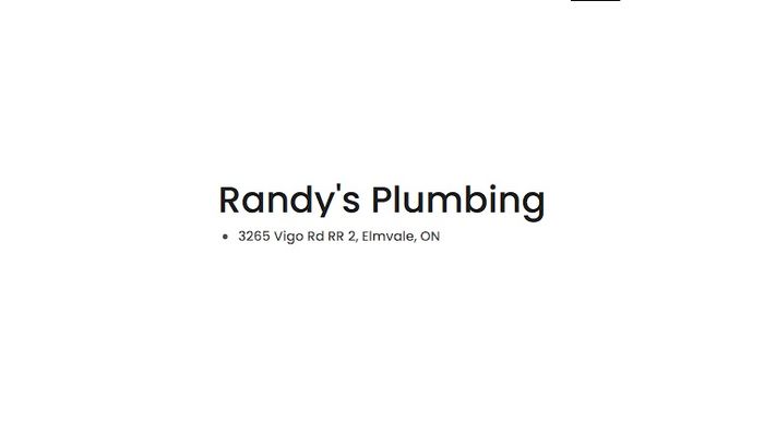 Randy’s Plumbing