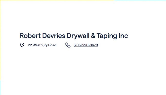 Robert Devries Drywall & Taping
