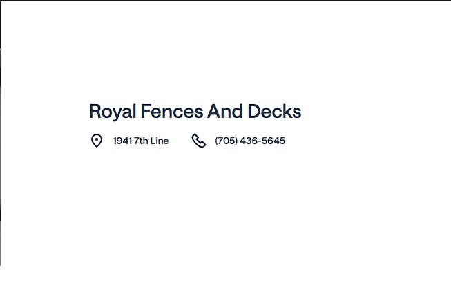 Royal Fences And Decks