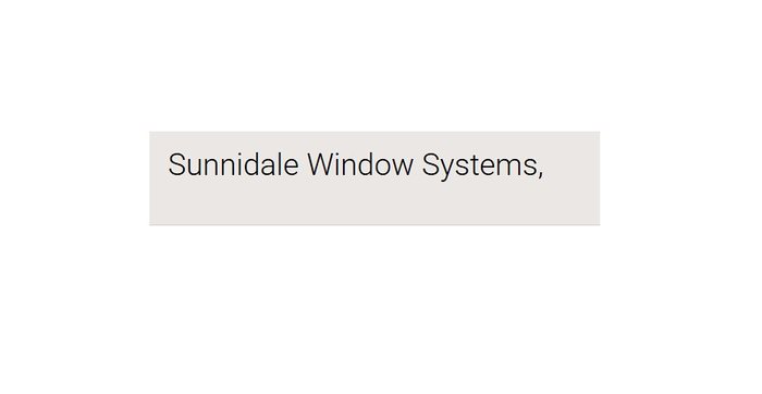 Sunnidale Window Systems